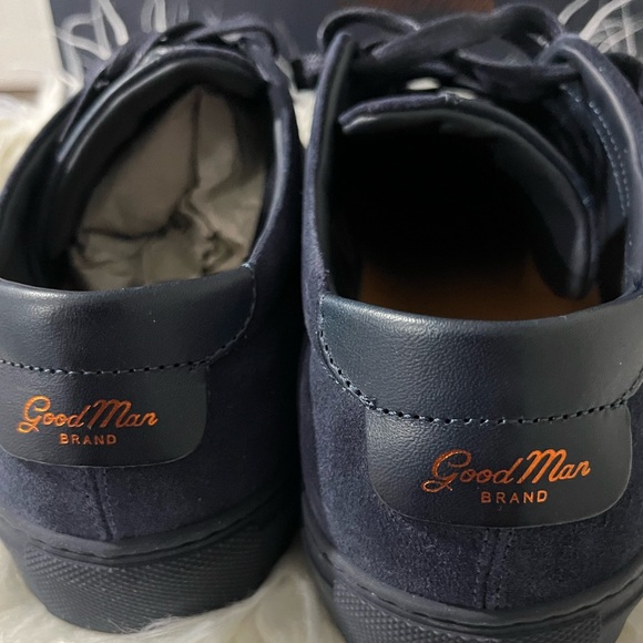 Good Man Brand® Men's Edge Sneaker Italian Suede in Blue 7.5 - Picture 5 of 11